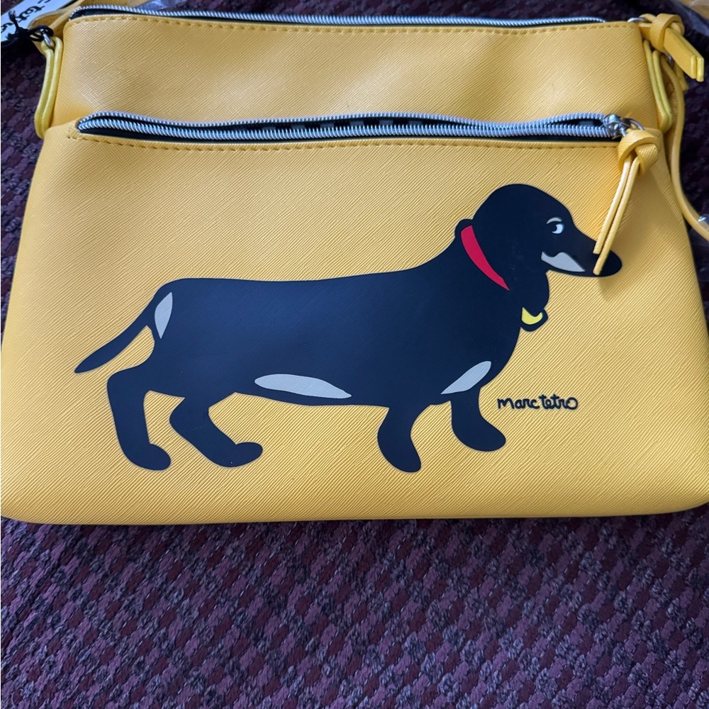Marc Tetro dachshund Crossbody—NWT